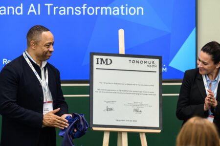 TONOMUS inauguration - IMD Business School